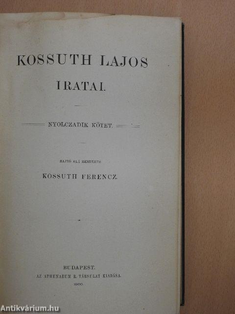 Kossuth Lajos iratai VIII.