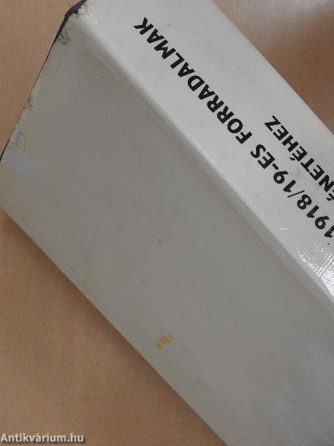 Dokumentumok az 1918/19-es forradalmak Duna-Tisza közi történetéhez