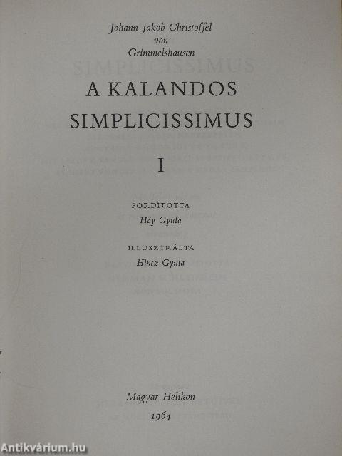 A kalandos Simplicissimus I-II.