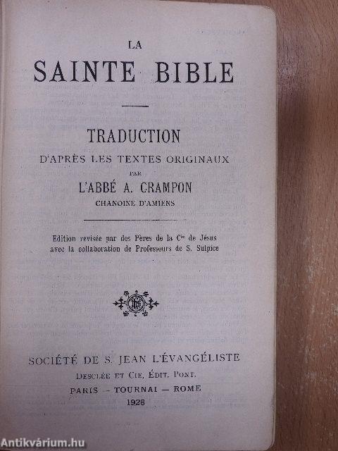 La Sainte Bible