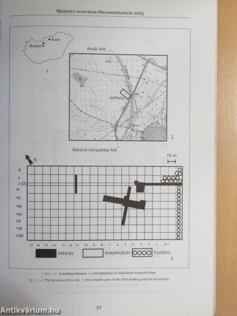 Régészeti kutatások Magyarországon 2003