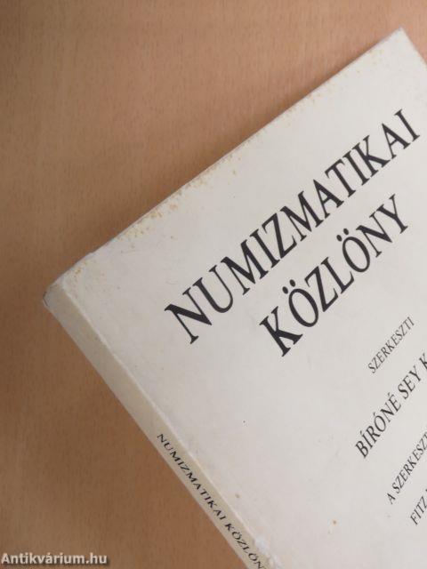 Numizmatikai közlöny 1979-1980.