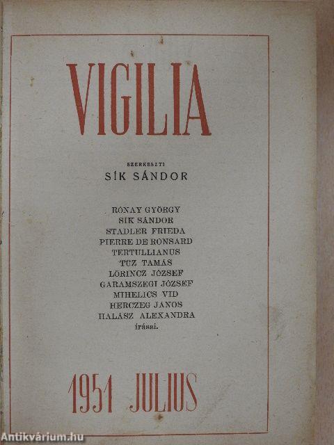 Vigilia 1951. (nem teljes évfolyam)/1952. január-december