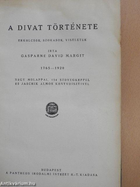 A divat története I.