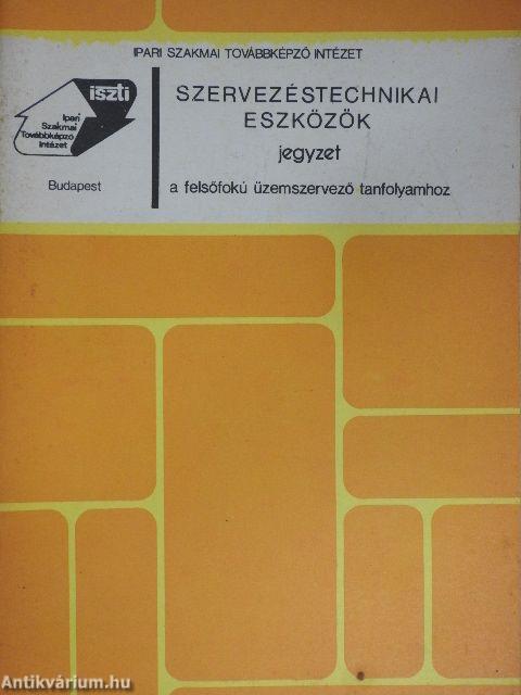 Szervezéstechnikai eszközök