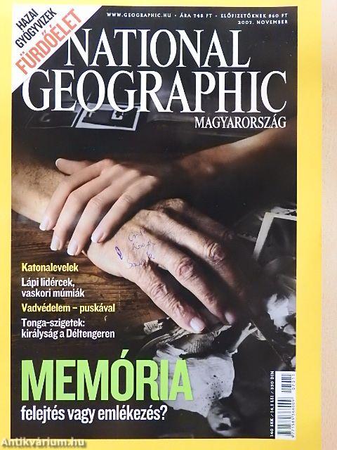 National Geographic Magyarország 2007. november