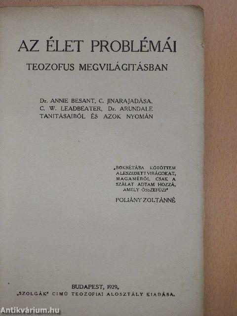 Az élet problémái