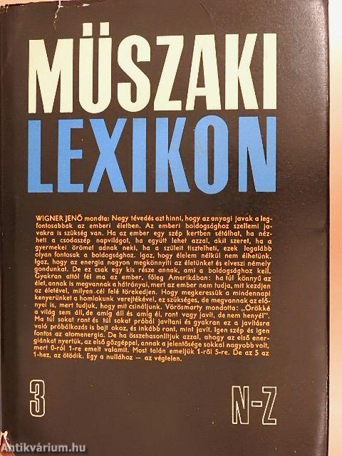 Műszaki lexikon 3.