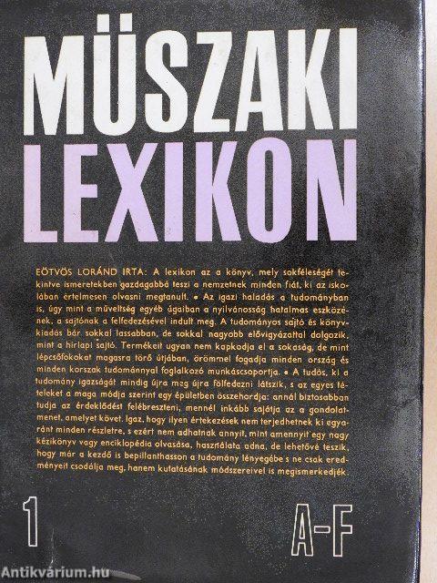 Műszaki lexikon 1.