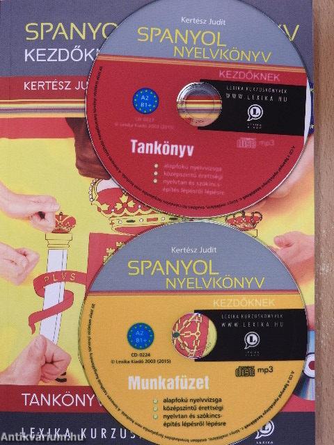 Spanyol nyelvkönyv kezdőknek - Tankönyv/Munkafüzet - 2 CD-vel