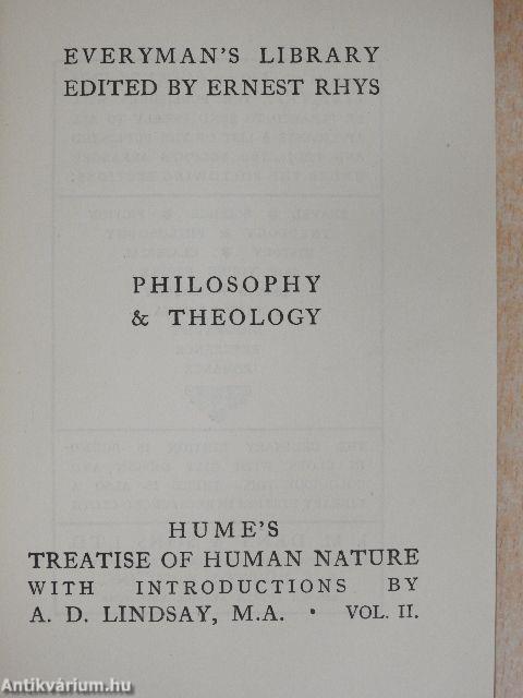 A Treatise of Human Nature 2.