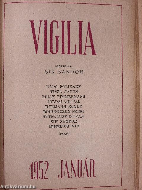 Vigilia 1951. (nem teljes évfolyam)/1952. január-december