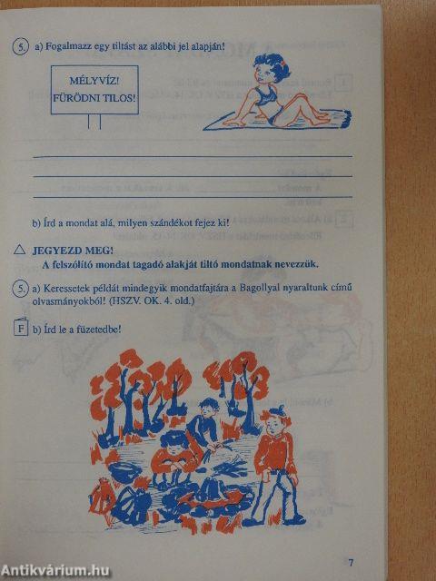 Nyelvtan-helyesírás munkatankönyv