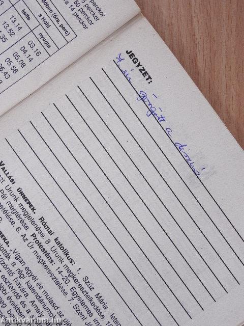 Kincses Kalendárium 1996