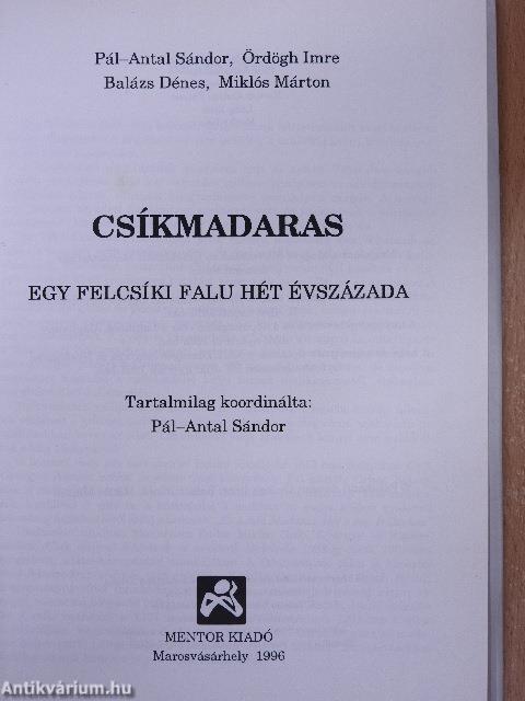 Csíkmadaras