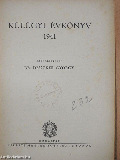 Külügyi Évkönyv 1941