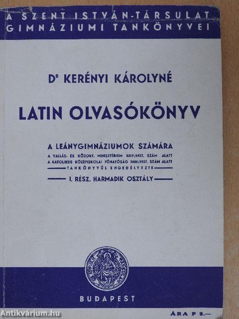 Latin olvasókönyv a leánygimnáziumok számára I.