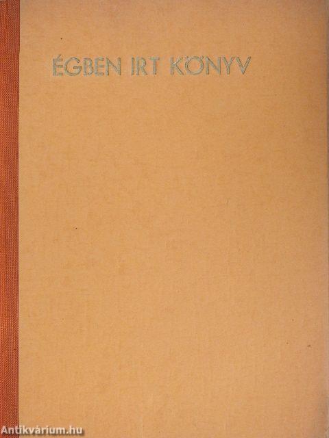 Égben irt könyv