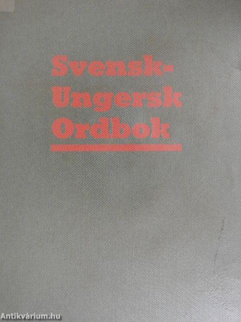 Svensk-Ungersk Ordbok