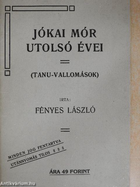 Jókai Mór utolsó évei