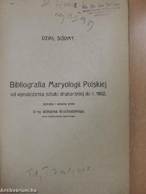 Bibliografia Maryologii Polskiej