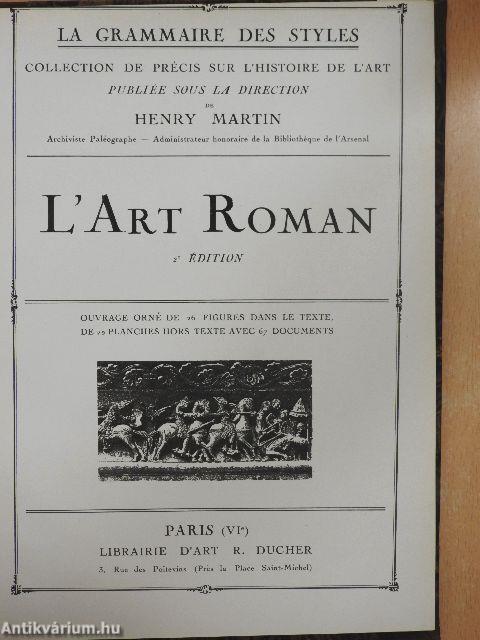 L'art roman/L'art gothique