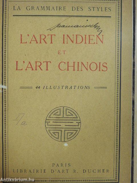 L'art indien-L'art chinois/L'art japonais