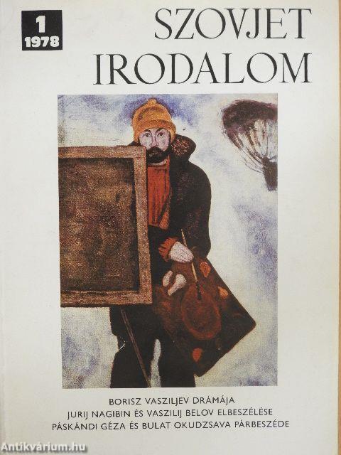 Szovjet Irodalom 1978/1.