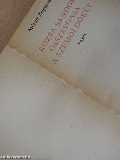 Rózsa Sándor összevonja a szemöldökét