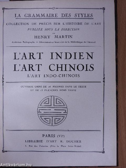 L'art indien-L'art chinois/L'art japonais