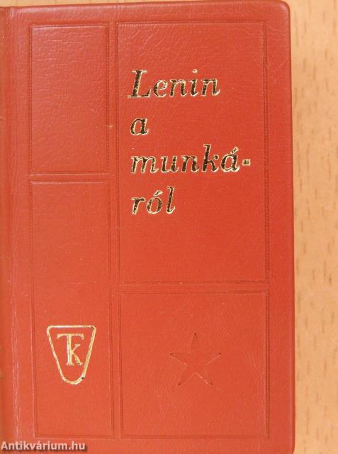 Lenin a munkáról (minikönyv)