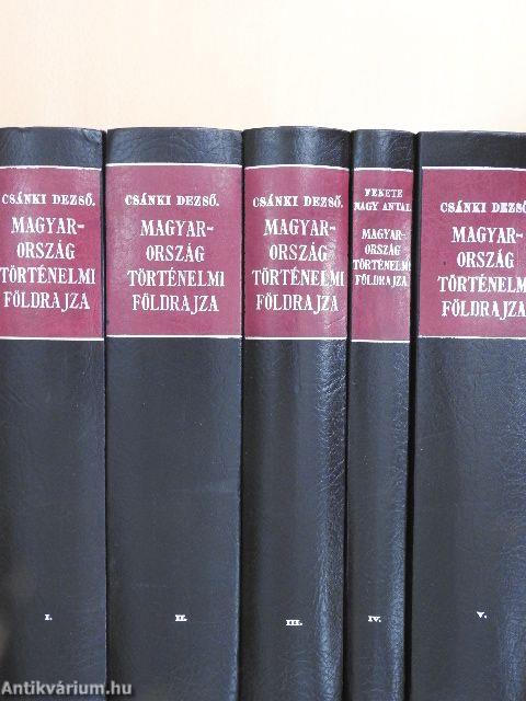 Magyarország történelmi földrajza a Hunyadiak korában I-V.