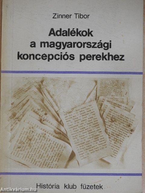 Adalékok a magyarországi koncepciós perekhez