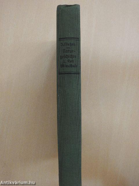 Präparationen für den Unterricht in der Naturgeschichte der Volkschule I. (gótbetűs)