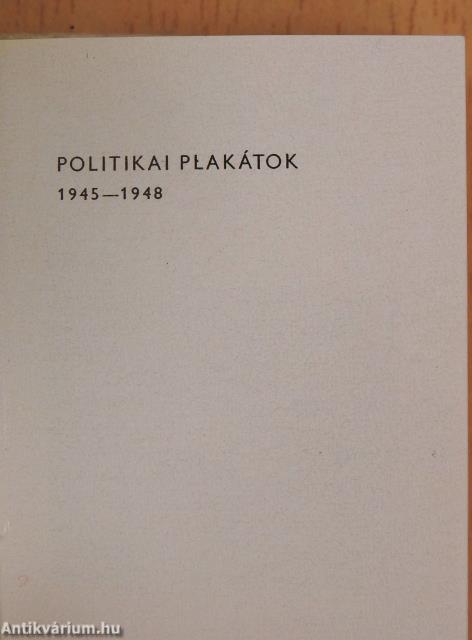 Politikai plakátok 1945-1948 (minikönyv)