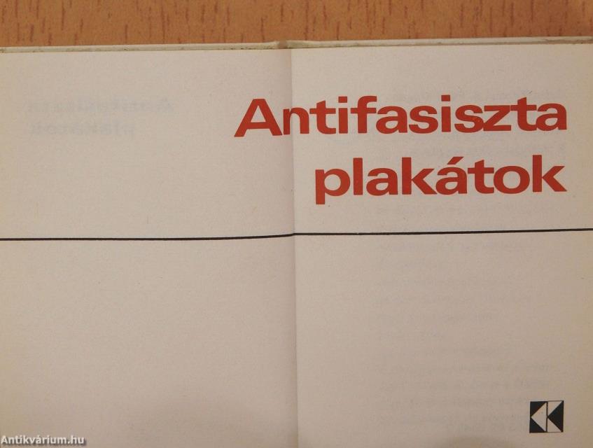 Antifasiszta plakátok (minikönyv)