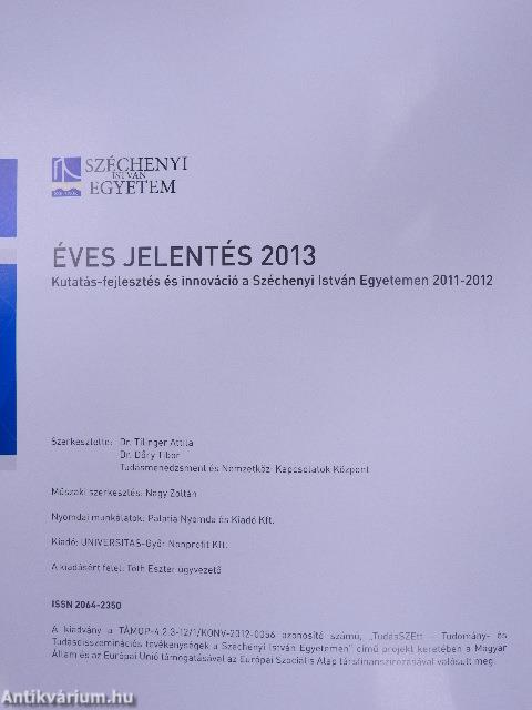 Éves jelentés 2013