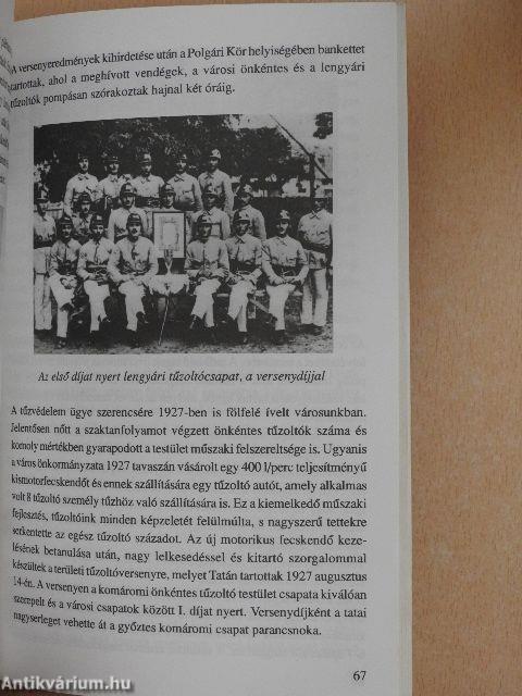 Komárom Város tűzvédelmének története