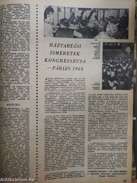 Nők Lapja 1963. (nem teljes évfolyam)