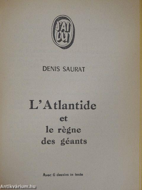 L'Atlantide et le régne des géants