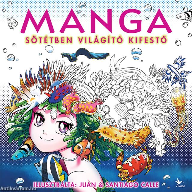 Manga - Sötétben világító kifestő