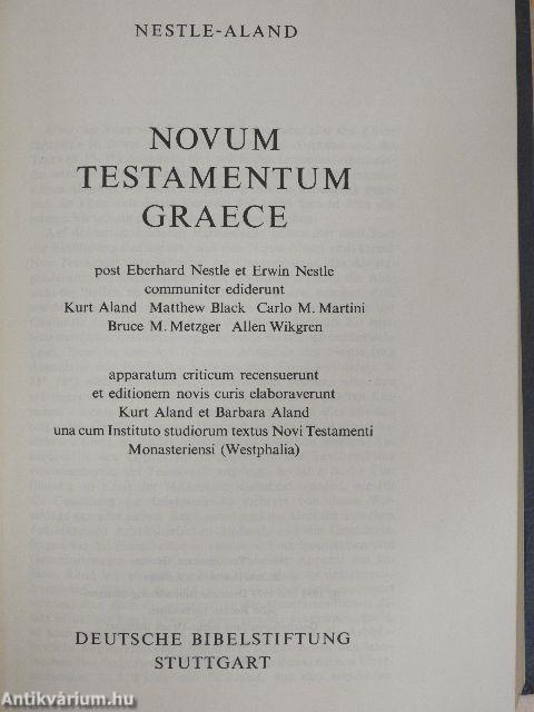 Novum Testamentum Graece