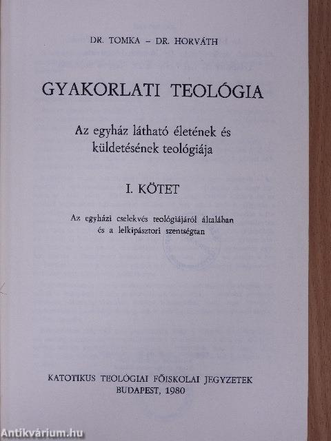 Gyakorlati teológia I.