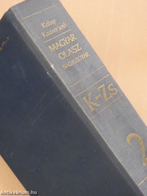 Magyar-olasz nagyszótár 1-2.
