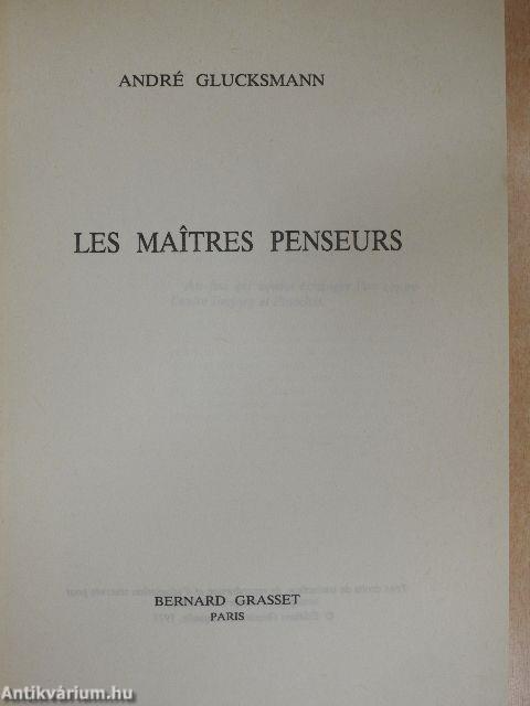 Les Maitres Penseurs