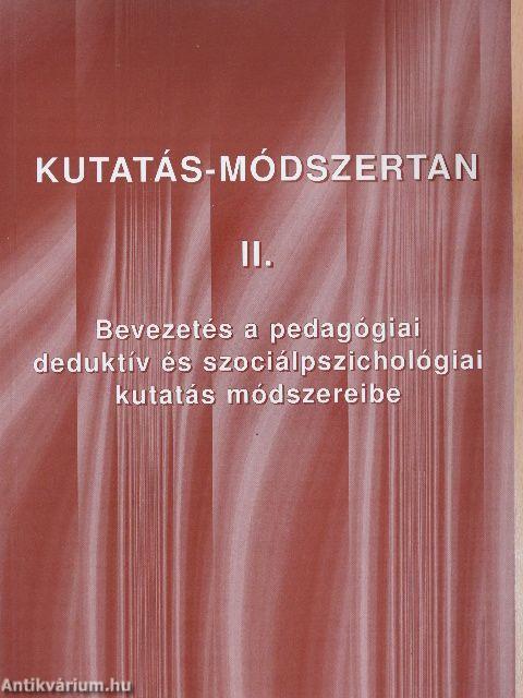 Kutatás-módszertan II.