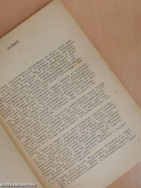 Angol nyelvi jegyzet állami nyelvvizsgára előkészítő tanfolyamok számára II.