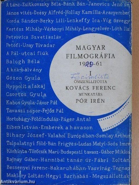 Magyar filmográfia I-VI.