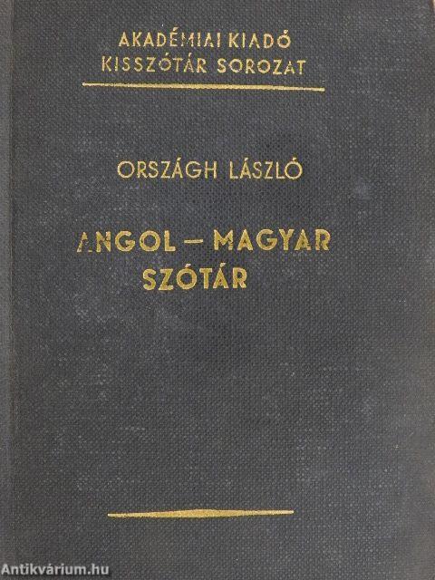 Angol-magyar szótár