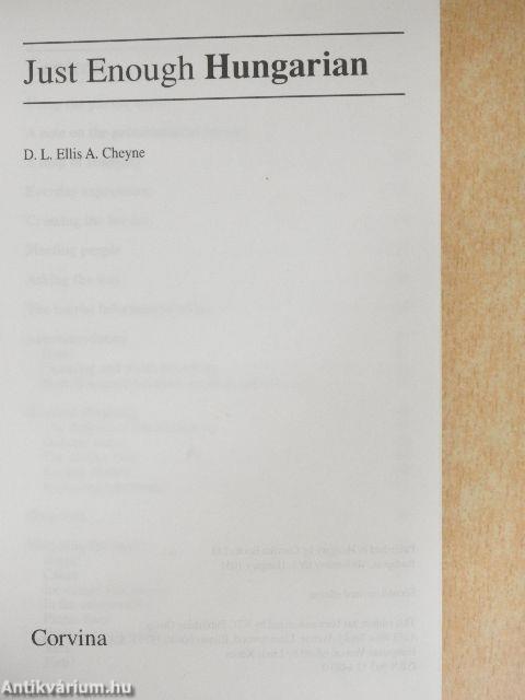 Just Enough Hungarian